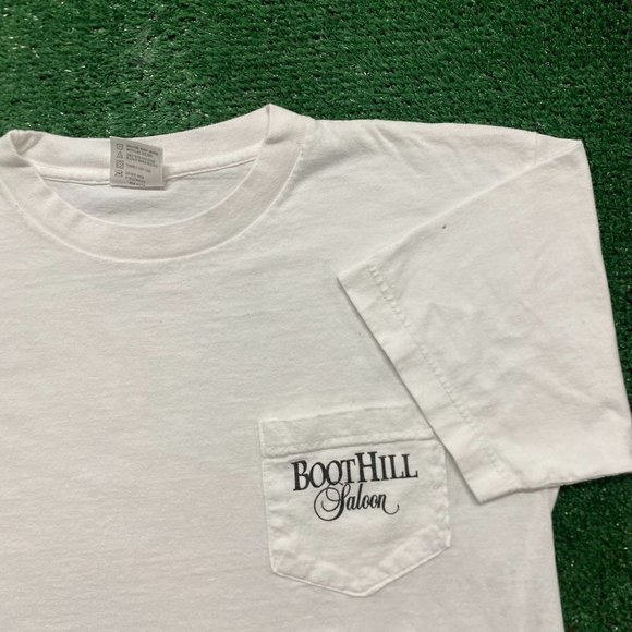 Vintage Y2K Boot Hill Saloon Essential Bike Week Chopper Tee - Picture 6 of 8